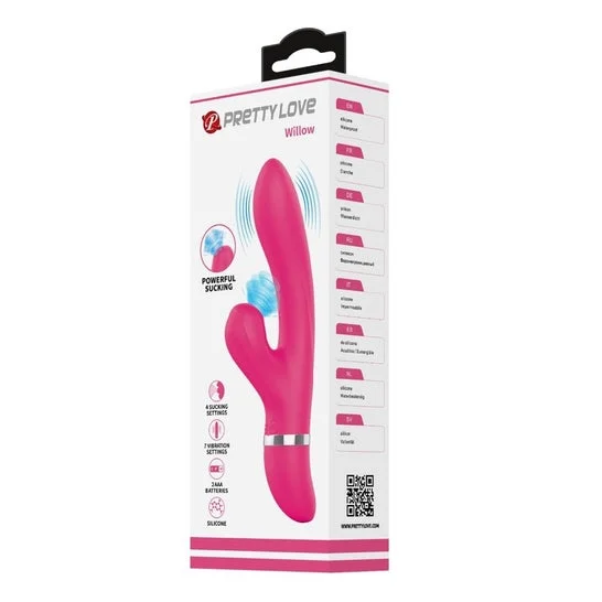 Pretty Love Willow Vibratore e Succhiatore Rabbit 1 Unità