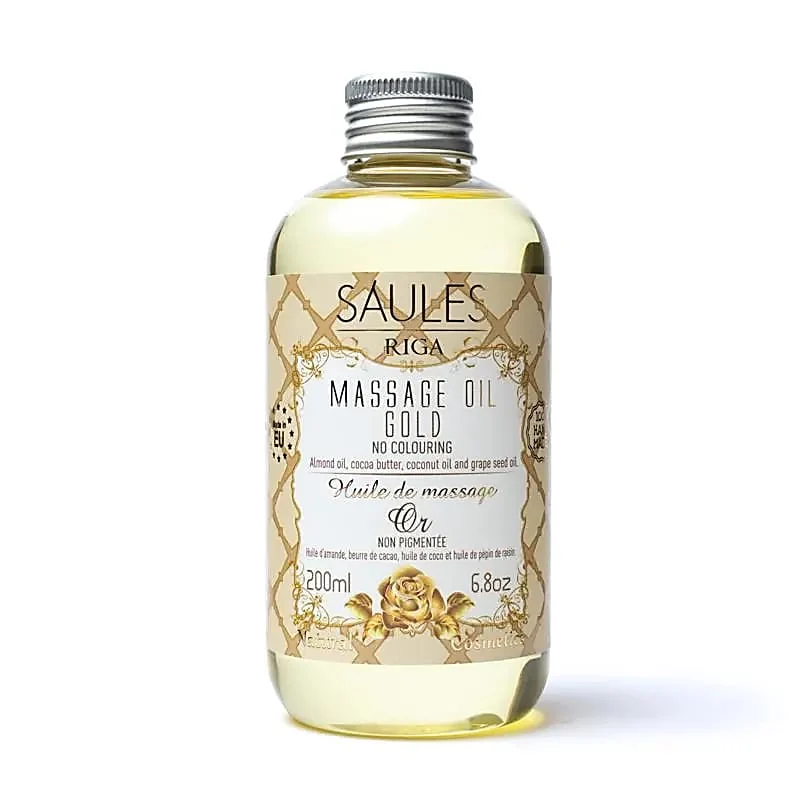 Gold - Olio da massaggio naturale - Saules Fabrika - 200ml