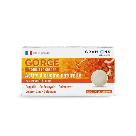 Granions Garganta Sabor Miel Limón 24comp