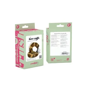 Crushious Love Cuffs Esposas de Felpa Leopardo 1ud