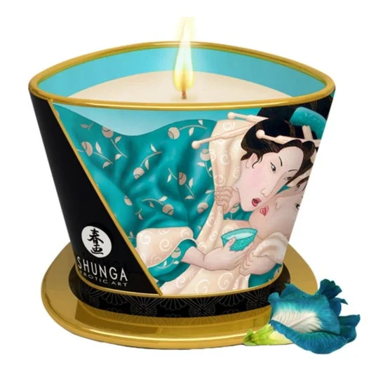 Shunga Island Blossoms Massage Candle 17ml