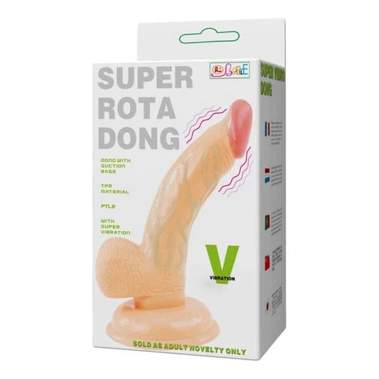 Vibratori da ballo Ly-Super Rota Dong Vibrators Pene realistico 1 pezzo