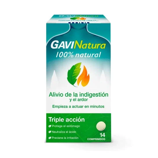GaviNatura Alivio Indigestión y Ardor Triple Acción 14comps