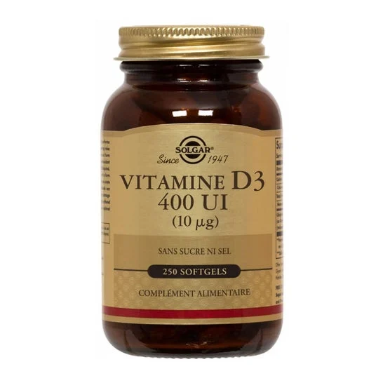 Solgar Vitamina D3 400UI 10mcg 250 softgels