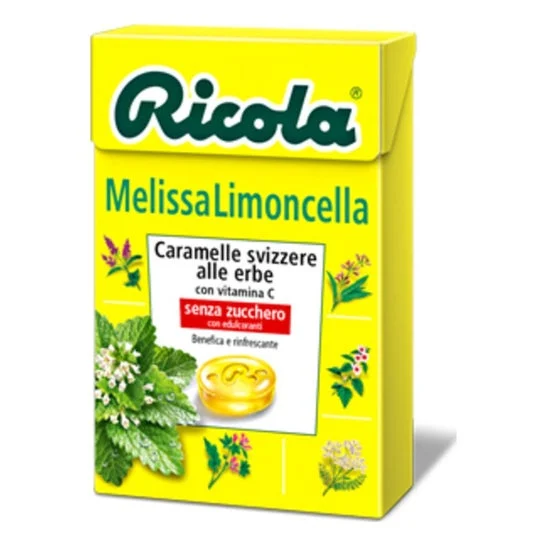 Ricola Melissa Limoncella caramelle senza zucchero 50g