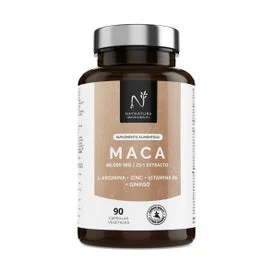 Natnatura Maca con Zinco + Vitamina B6 + Ginkgo 90caps