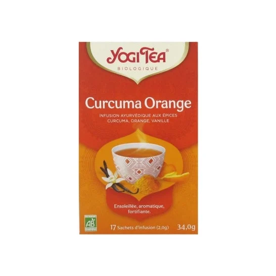 Yogi Tea Turmeric Orange Organic 17 bustine