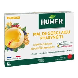 Humer Mal de Gorge Aigu Pharyngite Baies Sauvages 20comp