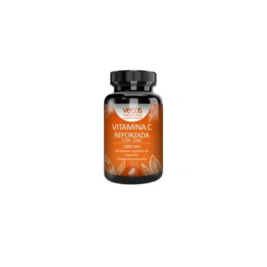 Vecos Nucoceutical Vit C 1000mg Reforzada Con Zinco 30cáps