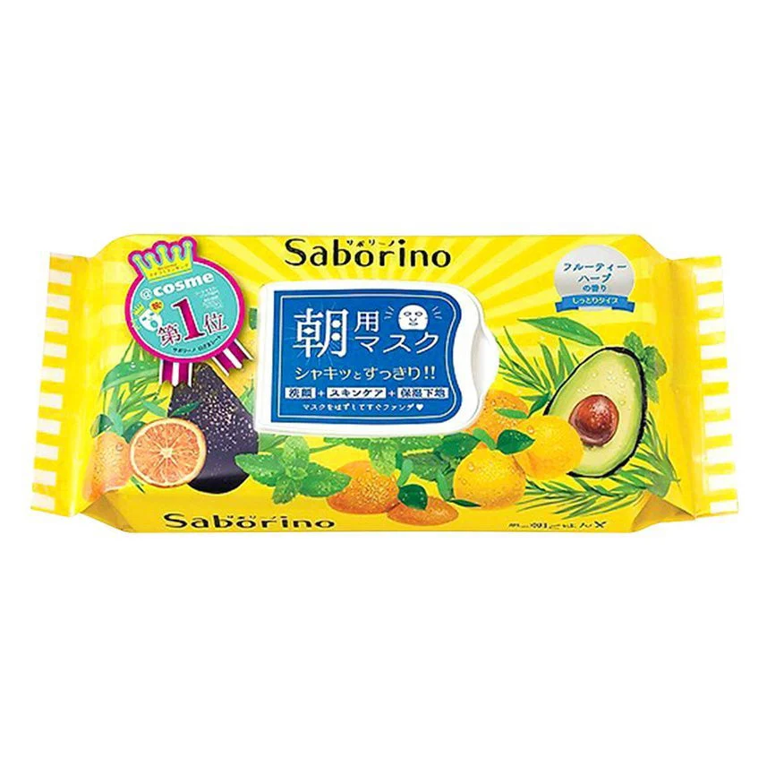 Saborino Morning Care Maschera All in One Fruity Herbal (32 pezzi)