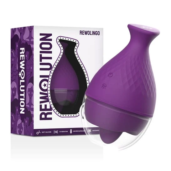 Rewolution Rewolingo Vibrator With Tongue 1ud