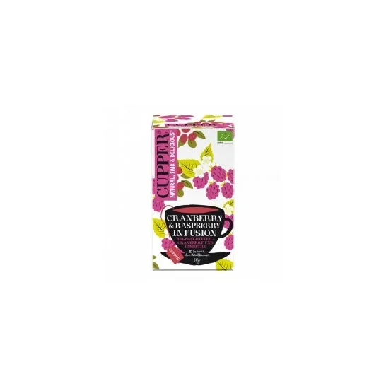 Cupper Cranberry & Raspberry Infusion 20x2,5g