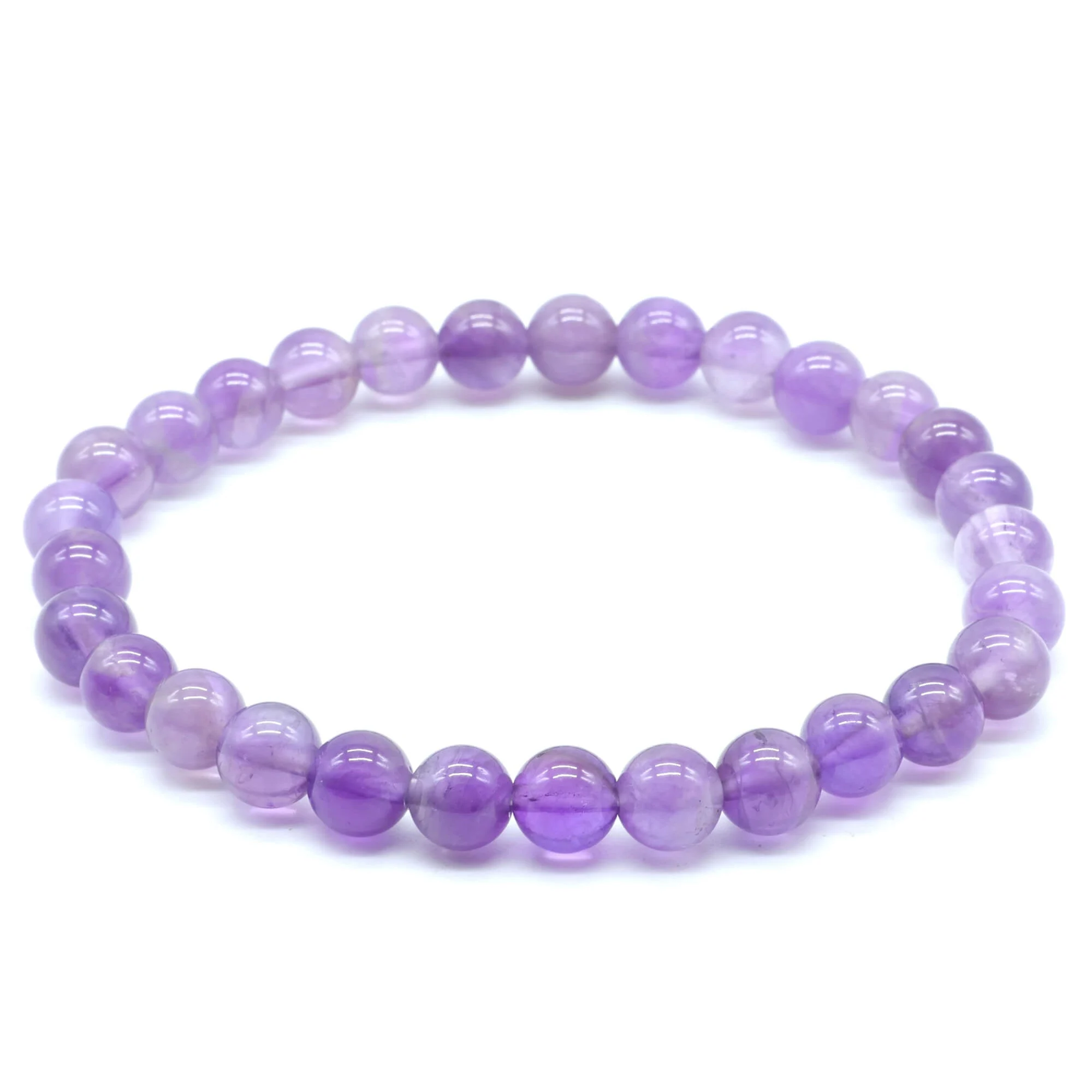 Bracciale in Ametista - 6mm