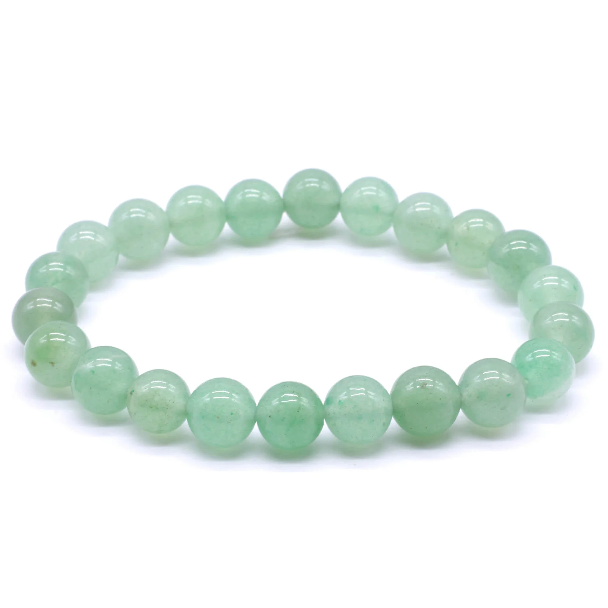 Bracciale in Avventurina Verde - 8mm