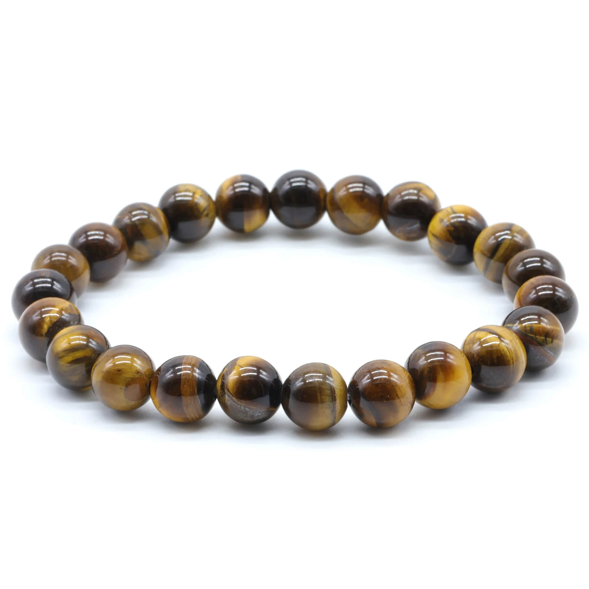 Bracciale in Occhio di Tigre - 8mm