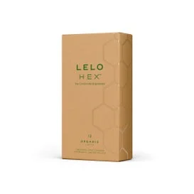 Lelo Hex Pack Organic Latex Condoms 12uds
