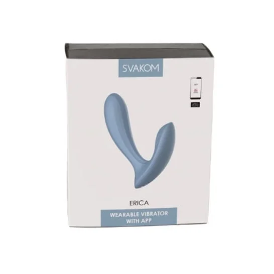 Svakom Erica App Wearable Vibrator Dusty Blue 1ud