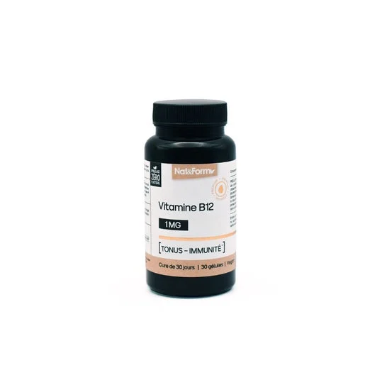 Nat & Form Vitamina B12 1mg 30 Perlas
