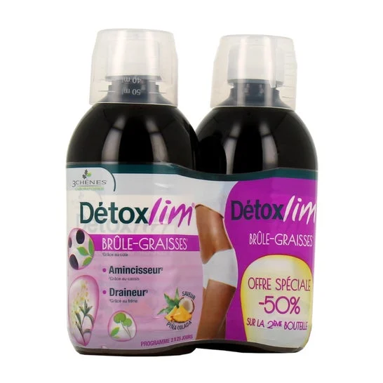Les 3 Chênes Detoxlim Quemagrasas 2x500ml