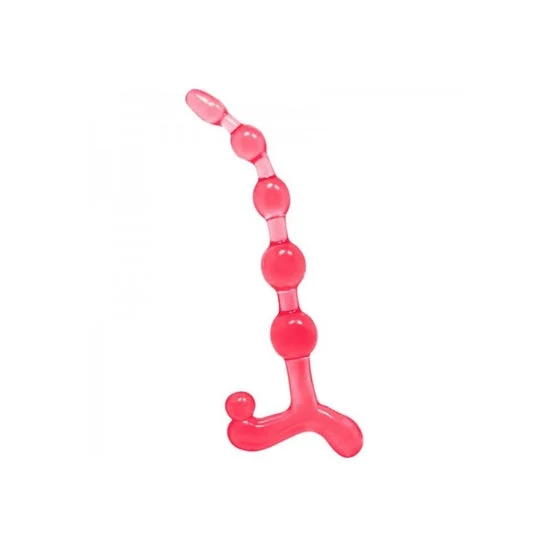 Baile Bendy Twist Anal Beads Red 1 Unità