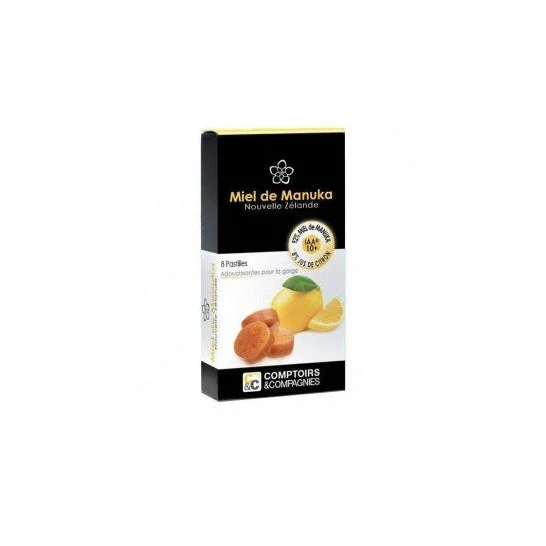 Manuka Honey Pastilles IAA 10+ e succo di limone 20g contatori e aziende