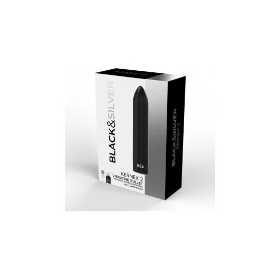Blacksilver vibrante Bullet Kernex 2 Nero 1pc