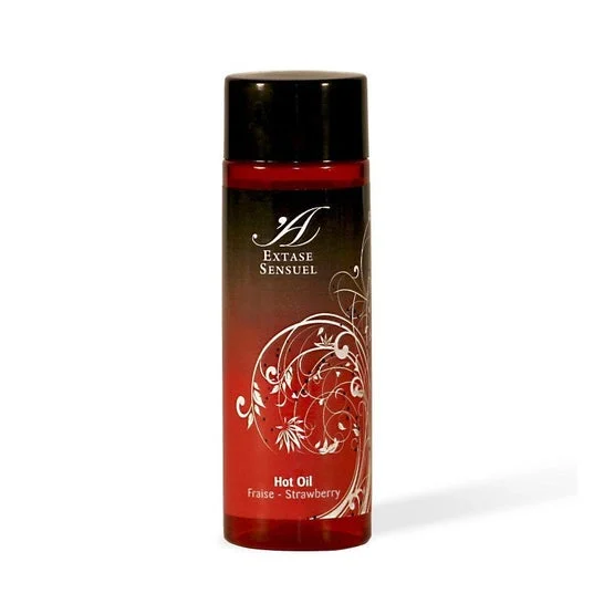 Extase Sensual Stimulating Oil Strawberry Heat 100ml