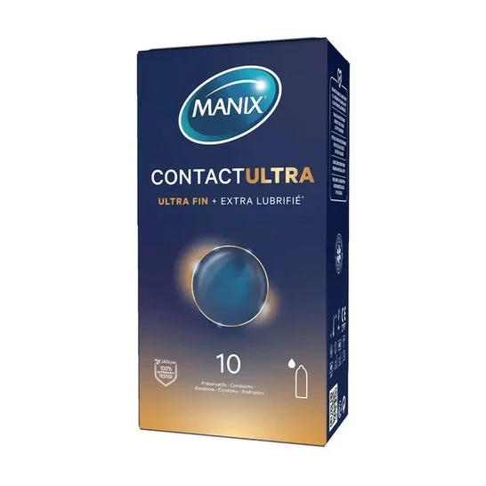 Manix Contact Ultrafinos + Extra Lubricados Preservativos 10uds