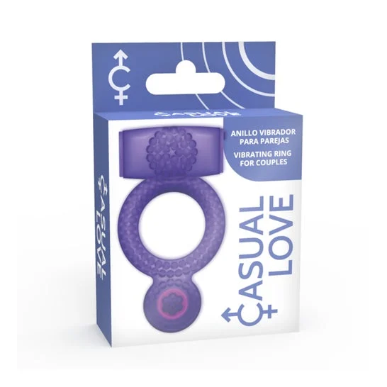 Anello dell'amore casuale doppio piacere lilla 1pc