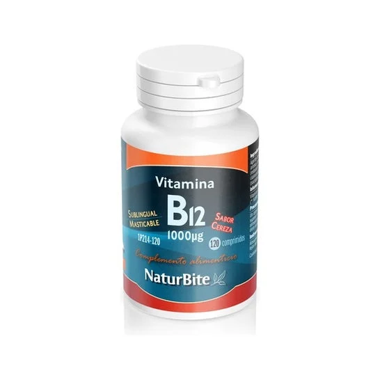 Naturbite Vitamina B12 Cianocobalamina 1000mg 120comp