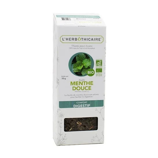 L'Herbôthicaire Infusión Menta Suave Bio 30g