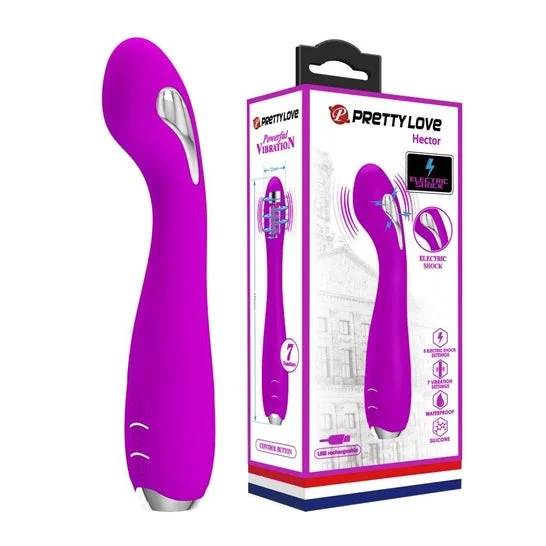 Pretty Love Hector Vibrador Electroshock Recargable Morado 1ud