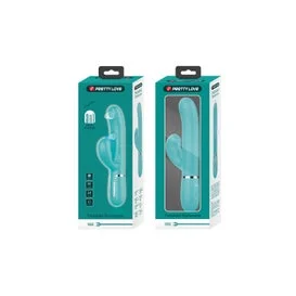 Pretty Love Perlita Vibrador Punto G 3 en 1 Multifunción Verde Agua 1ud