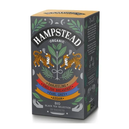 Hampstead Tea Organic Black Tea Selection 20 Sobres
