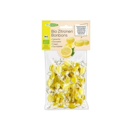 Frusano Organic Lemon Candies 85g