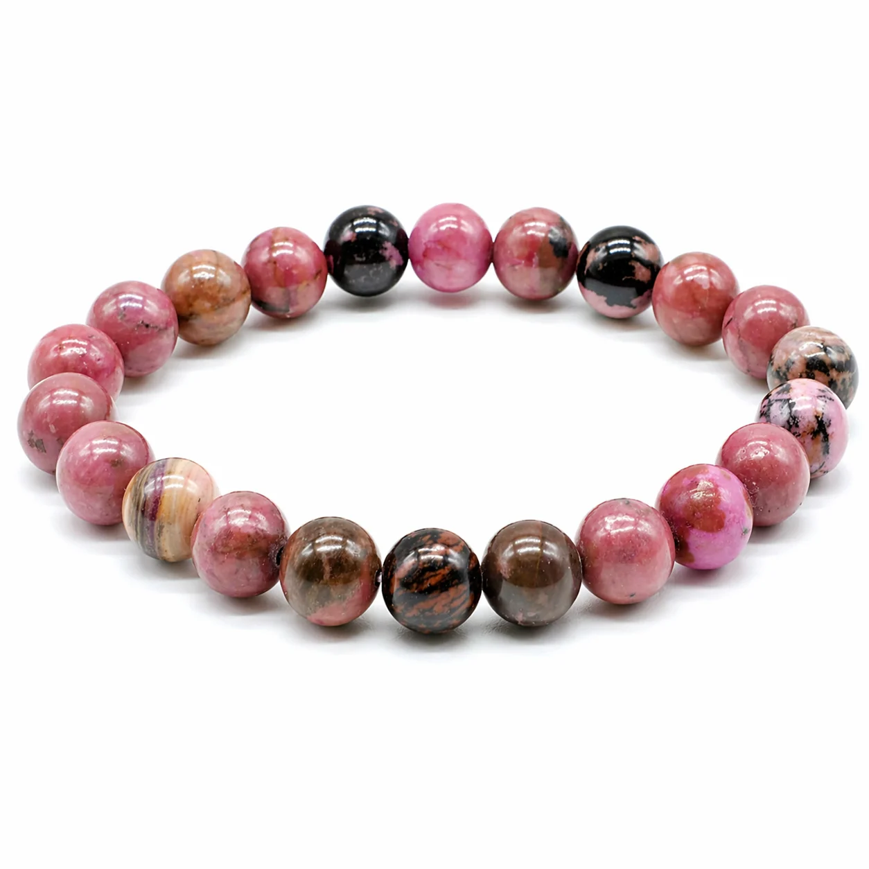 Bracciale in Rodonite - 8mm