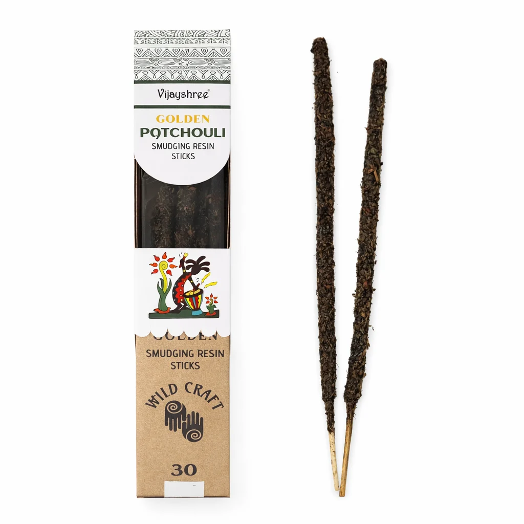 Patchouli - Bastoncini di Incenso Smudge - Vijayshree Golden - 30g