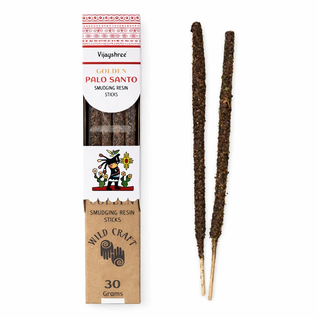 Palo Santo - Bastoncini di Incenso Smudge - Vijayshree Golden - 30g