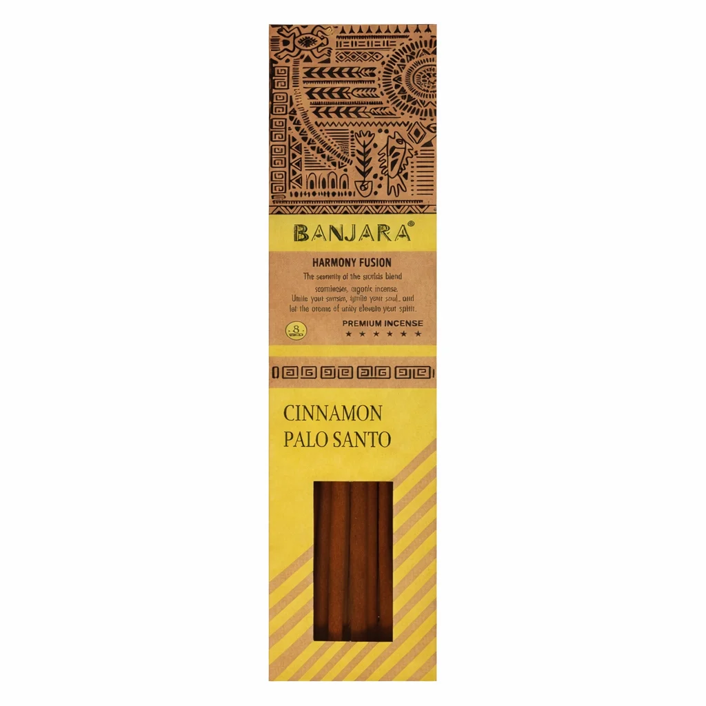 Palo Santo e Cannella - Bastoncini d'incenso - Banjara Harmony Fusion