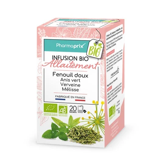 Pharmaprix Infusion Bio Allaitement 20 Sachets