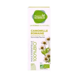 Pharmascience olio essenziale di camomilla romana organico 5ml