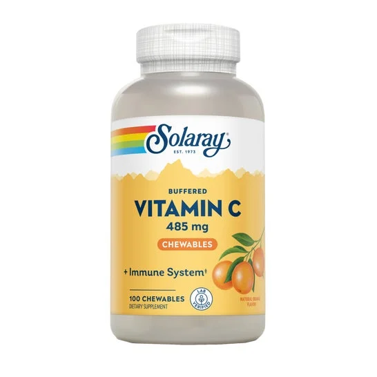 Solaray vitamina C 485mg 100comp masticabile arancione