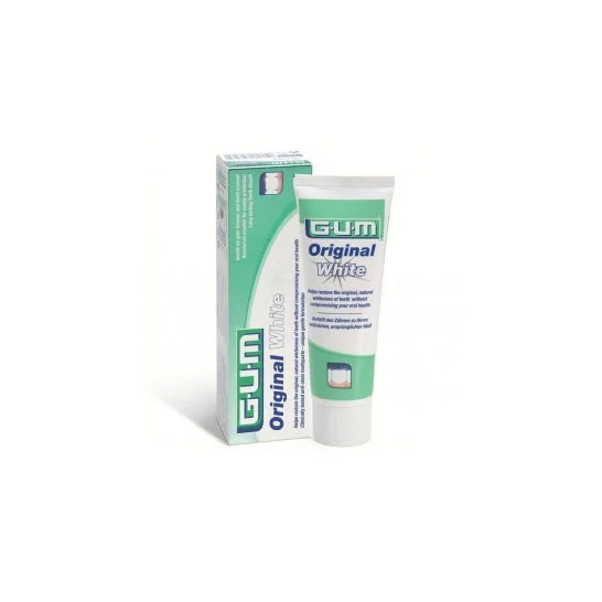 Gomma Dentifricio Bianco Originale Gomma Originale Gomma Originale Lotto 2 x 75 ml