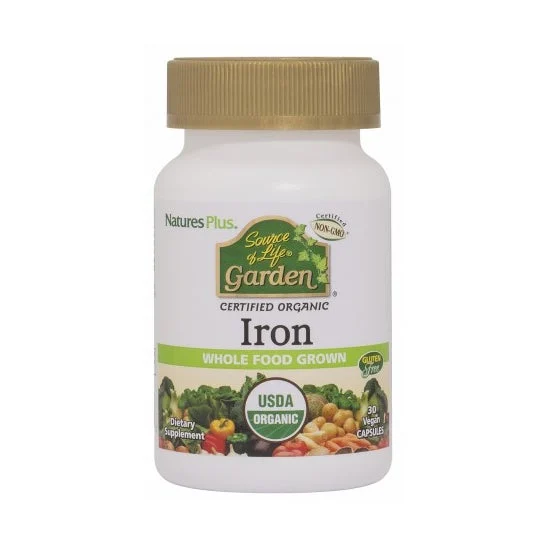 Nature's Plus Garden Iron 18mg 30caps