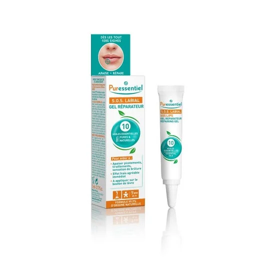 Puressentiel SOS Gel per le labbra con 10 AE 5 ml