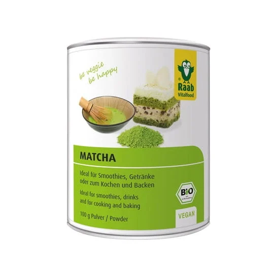 Raab Vitalfood Matcha Green Tea Basic Powder 100g