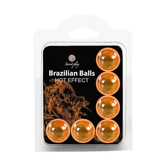Secretplay Set palle brasiliane effetto calore 6 unità