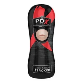 PDX Elite Masturbatore bocca vibrazione 1pc