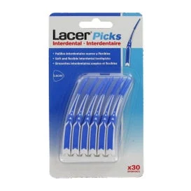 Pennelli interdentali lacer Interdental Brush Picks 30 unità