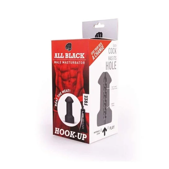 All Black Masturbatore Hook Up 1 Unità